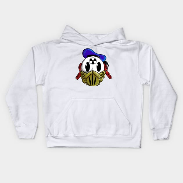 FALLOUT DUCK Kids Hoodie by AmadithDesigns